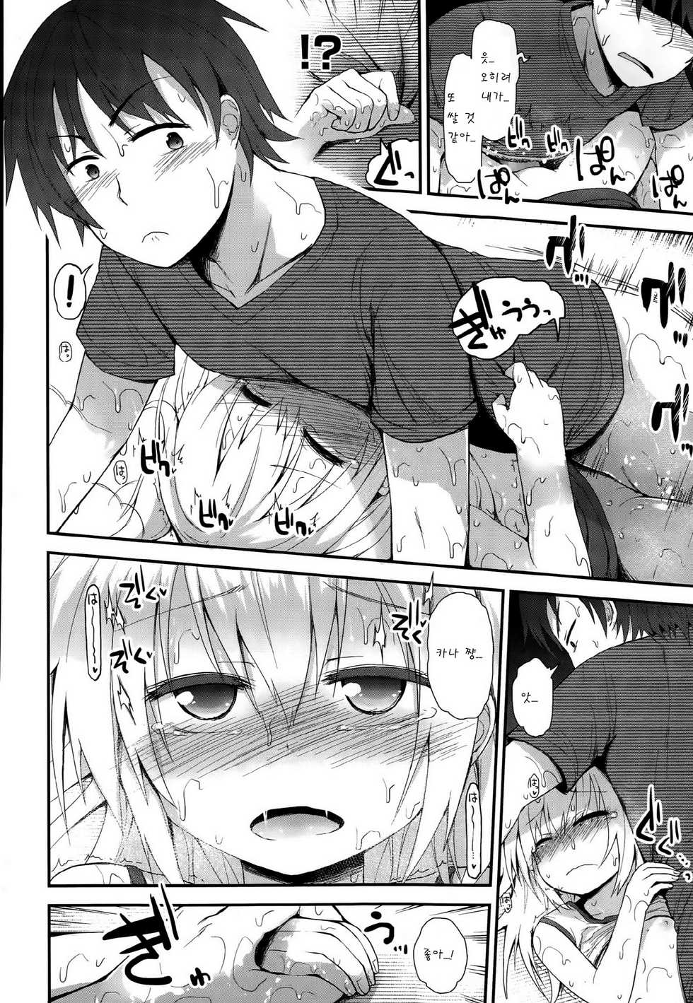 [Fujisaka Lyric] Tenbatsu Namaiki Girl (COMIC Megastore Alpha 2015-05) [Korean] [팀 아동복지부] - Page 18