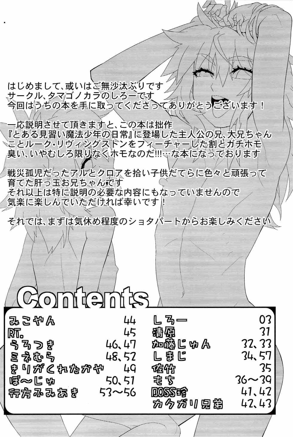(COMITIA102) [Tamago no Kara (Various)] Toaru Hourou Seinen no Houtou na Nichijou [Korean] - Page 3