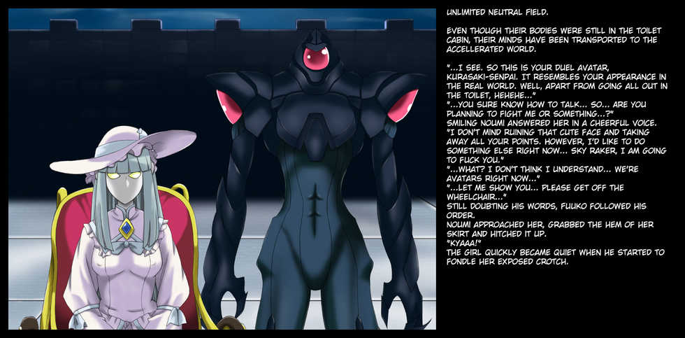 [Free Color 814] Kyouhaku Sareru Kasoku Shoujo-tachi ~Kuroyukihime, Sishou no Baai~ | Threatened Accelerated Girls ~Kuroyukihime and Fuuko are Blackmailed~ (Accel World) [English] [MintVoid] - Page 32