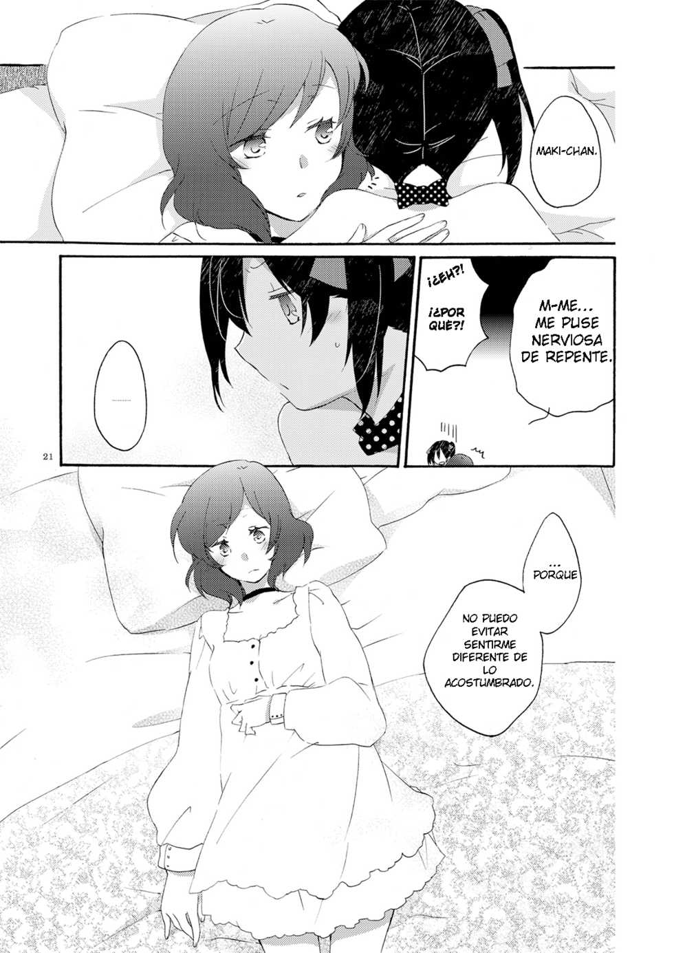 (C85) [Niratama (Sekihara, Hiroto)] Private Tsunderation Round 3 (Love Live!) [Spanish] [Loving Love Yuri Live] - Page 18