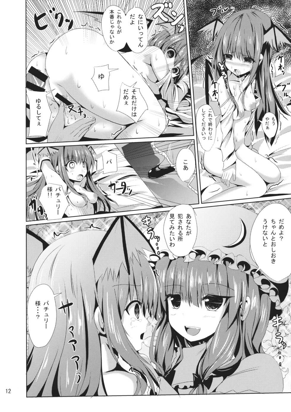 (C86) [PUMPERNICKEL (Sumisuzu)] Patchouli-sama no Oshioki (Touhou Project) - Page 13