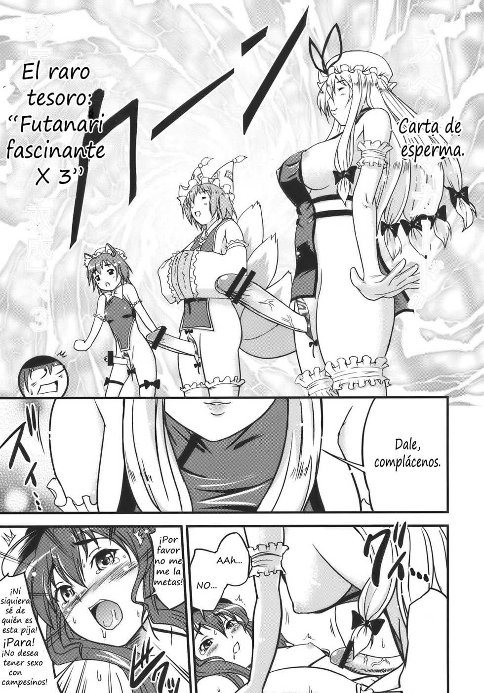 (C77) [D-heaven (Amanogami Dai)] Touhou Hisouchin (Touhou Project) [Spanish] [Futanari Freaks] - Page 13
