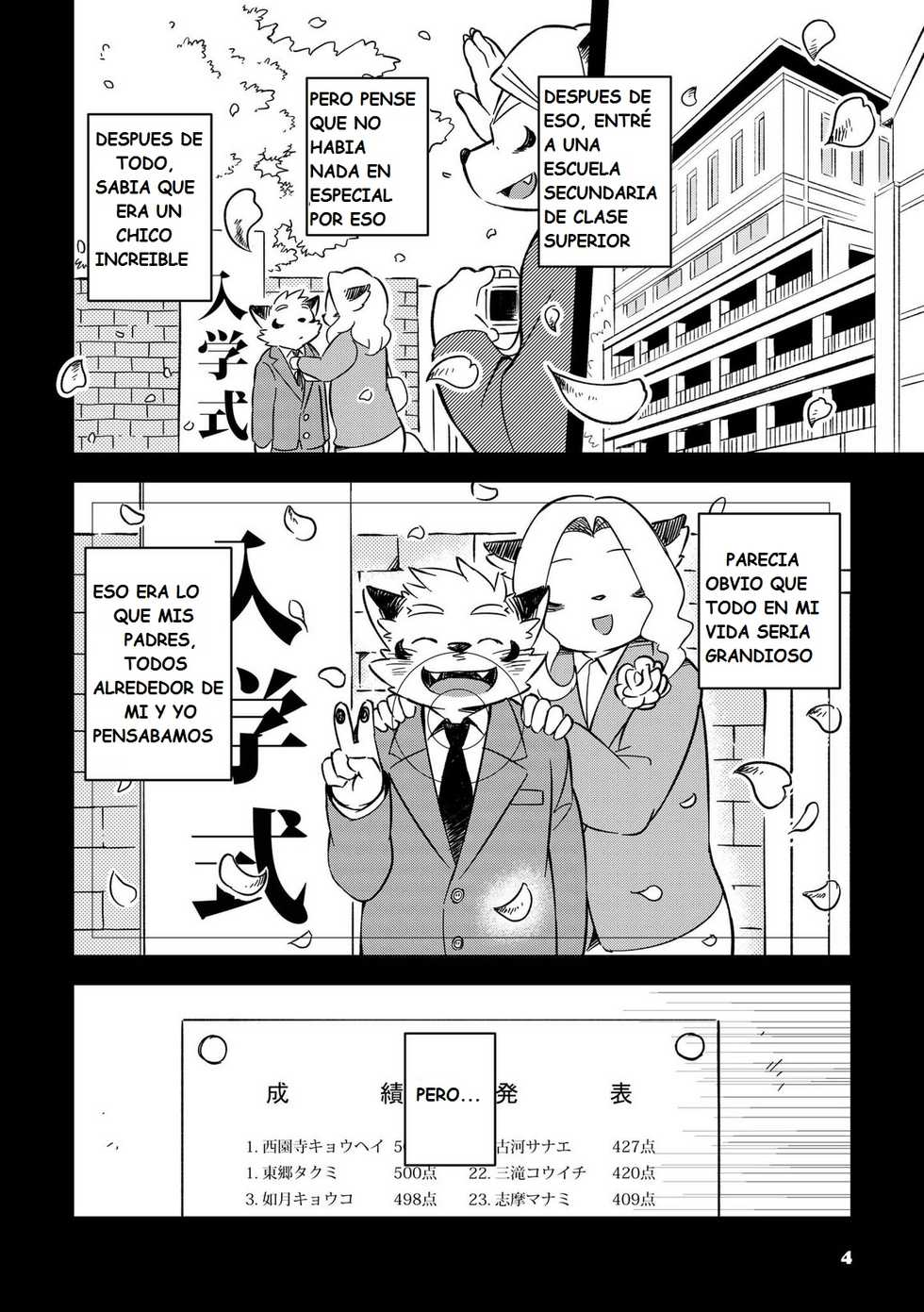(C89) [Goroujirou (Kinoshita Jiroh)] Mekko Rarekko 7 [Spanish] - Page 4