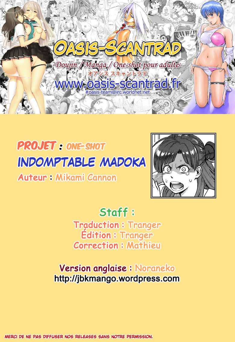 [Mikami Cannon] Madoka Unstoppable! | Indomptable Madoka! (Zecchou Yokkyuu) [French] [O-S] - Page 19