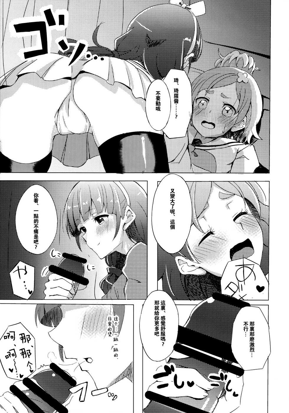 (C88) [grand-slum (Cure Slum)] HaruHaru to Kirara-chan no Naishogoto (Go! Princess PreCure) [Chinese] [沒有漢化] - Page 7