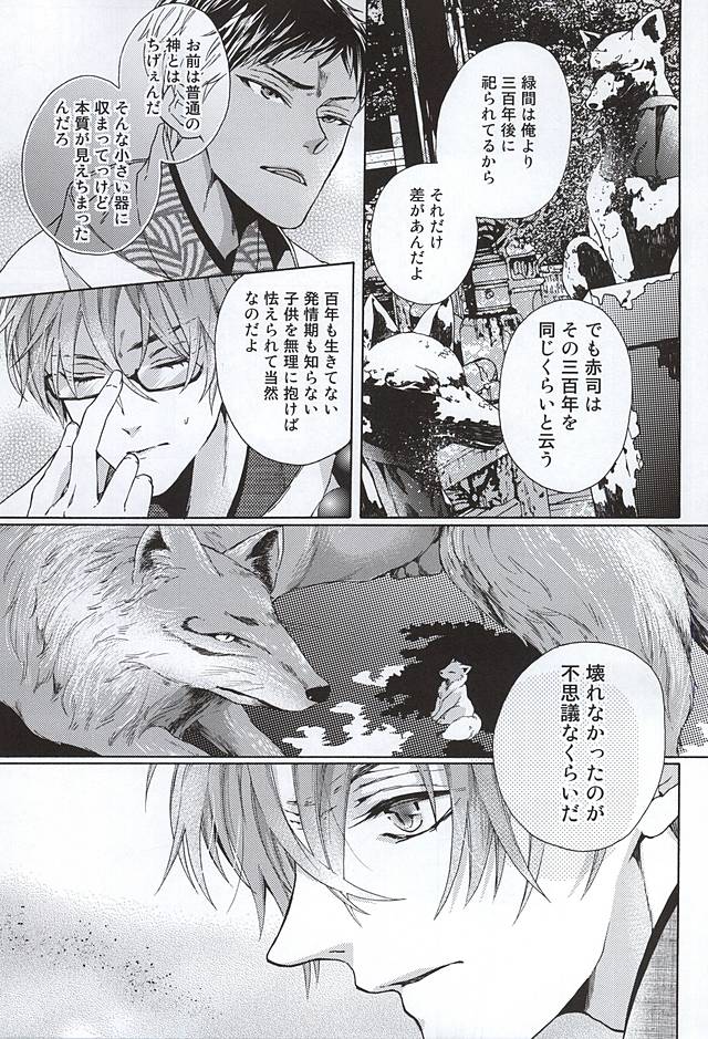 [Pokela Ichigo (Fujino)] コンと鳴けば、来んと腕振り(中) (Kuroko no Basuke) - Page 20