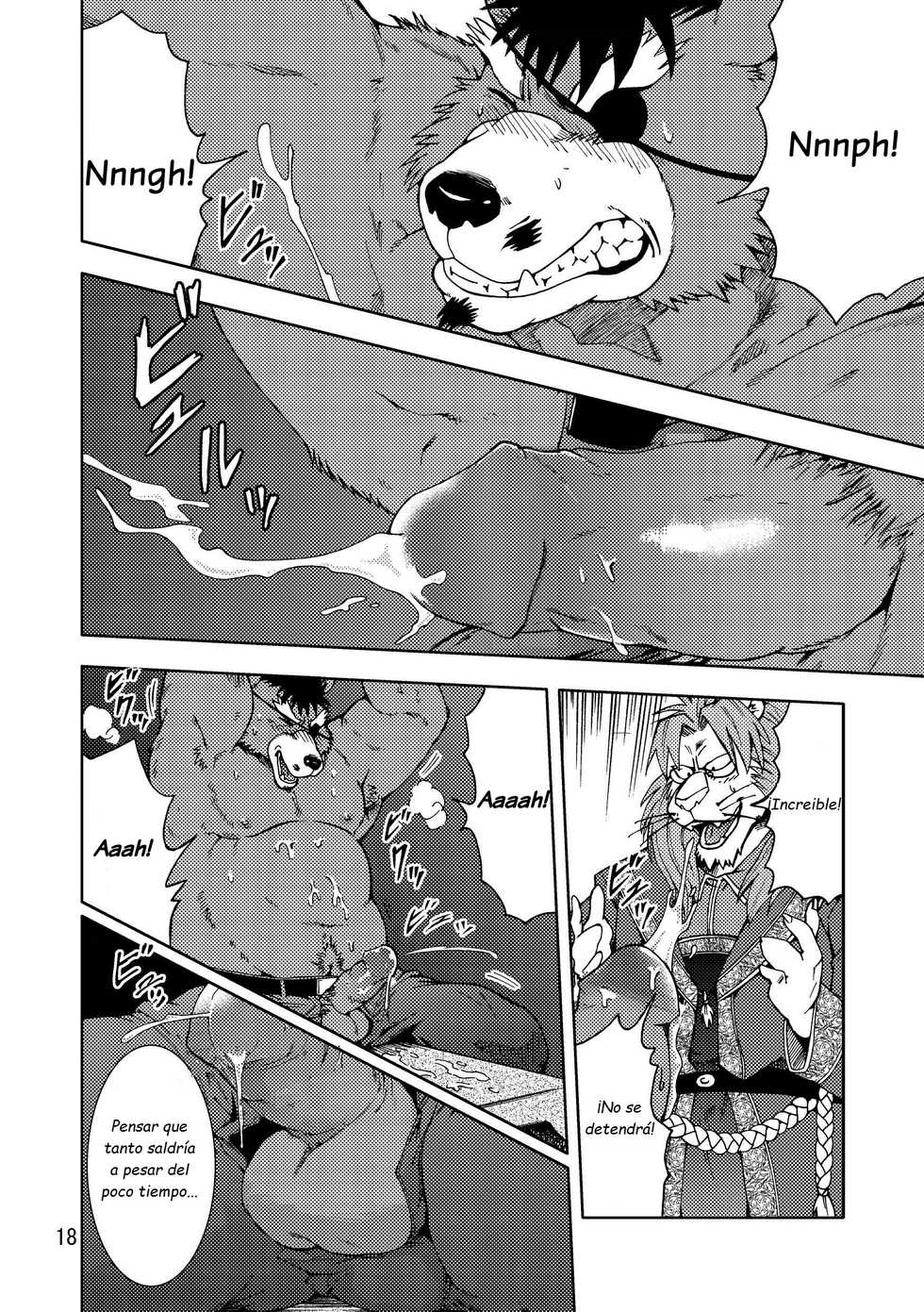 (Fur-st 4) [Garakuta ga Oka (Kumagaya Shin, Yotaka)] Shishi Shibori [Spanish] [Surthan] - Page 19
