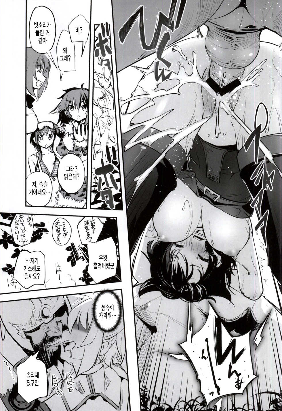 (C88) [G-Power! (SASAYUKi)] Shiro to Kage no Okugai Yuugi (Sennen Sensou Aigis) [Korean] [미쿠다요] - Page 14