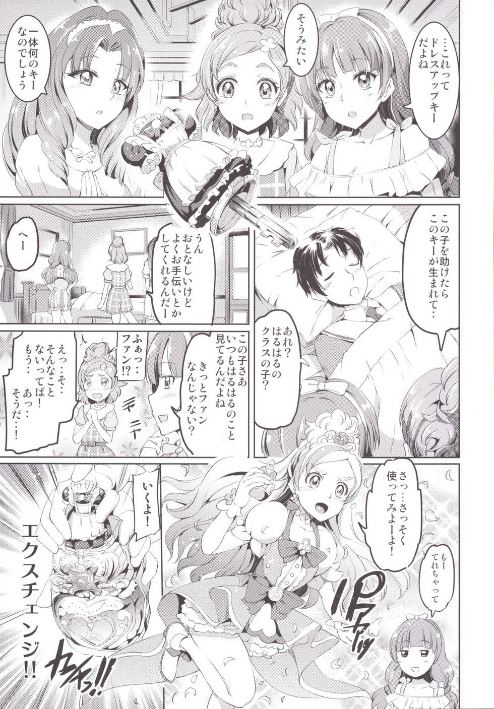 (C89) [Kuroneko Akaribon (Kamisiro Ryu)] GO! PRINCESS MAID (Go! Princess PreCure) - Page 4