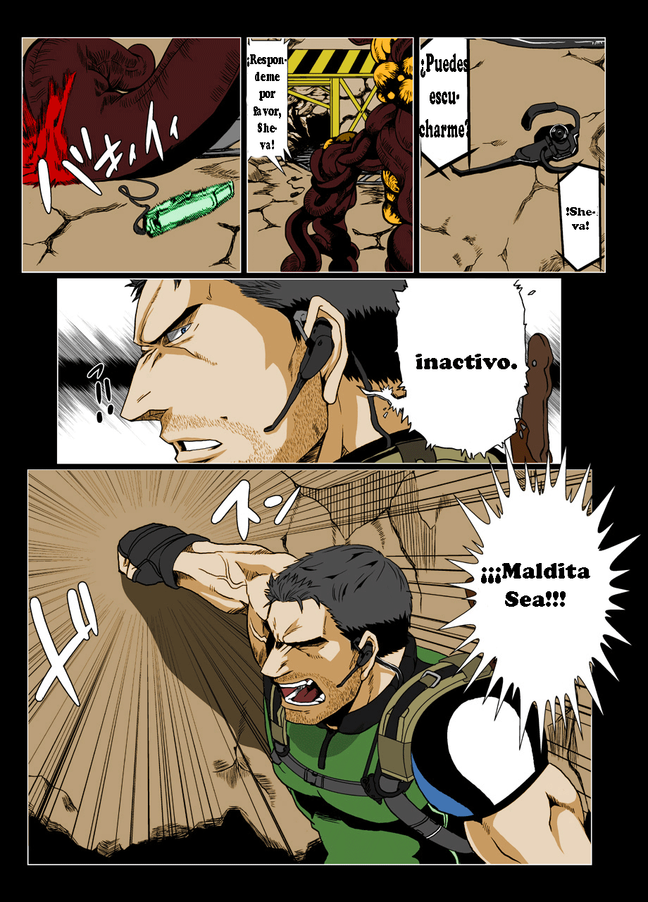 [R⑨N (Ron)] BAD ENDING | Final malo. (Resident Evil) [Spanish] [Tori-traducciones] [Colorized] [Digital] - Page 8