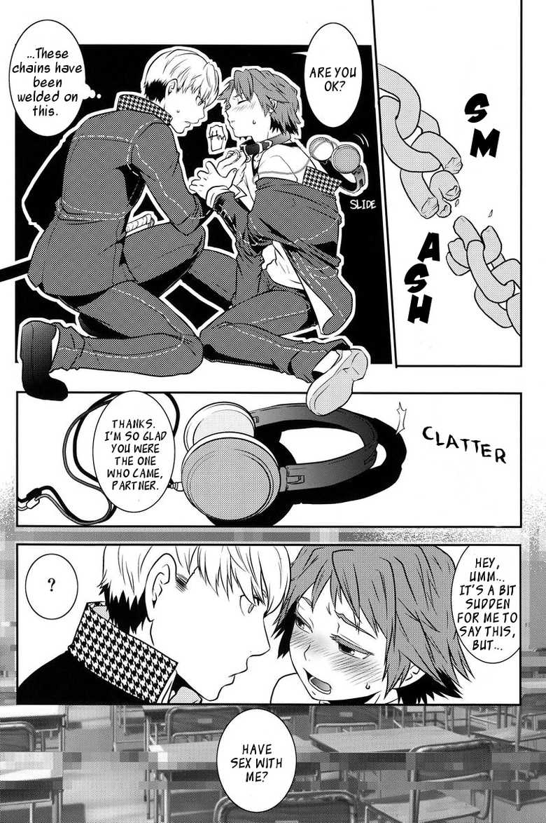 (Shota Scratch 17) [HCF (Hibakichi)] Flower Beat!! (Persona 4) [English] [Kuro] [Incomplete] - Page 5
