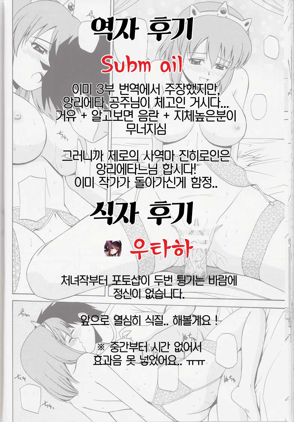 (C75) [G-Scan Corp. (Satou Chagashi)] Le beau maitre 5 | 아름다운 주인님 5 (Zero no Tsukaima) [Korean] [뀨뀨꺄꺄] - Page 26