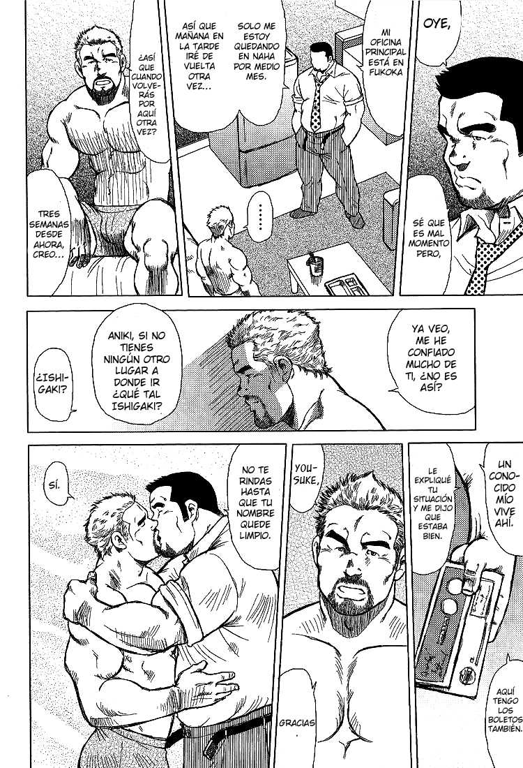 [Ebisubashi Seizou, Kihira Kai] Otokotachi no Mahae capitulo 01 [Spanish] [Tori-traducciones Team] [Bara] - Page 22