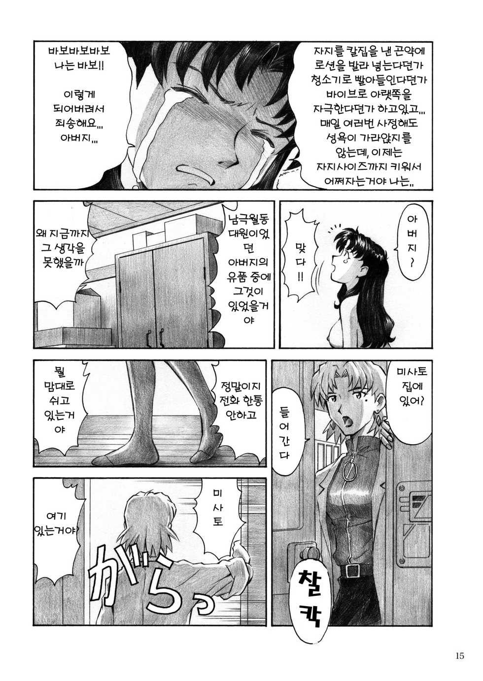 [Tengu no Tsuzura (Kuro Tengu)] CRAZY ANGEL (Neon Genesis Evangelion) [Korean] [Digital] - Page 14