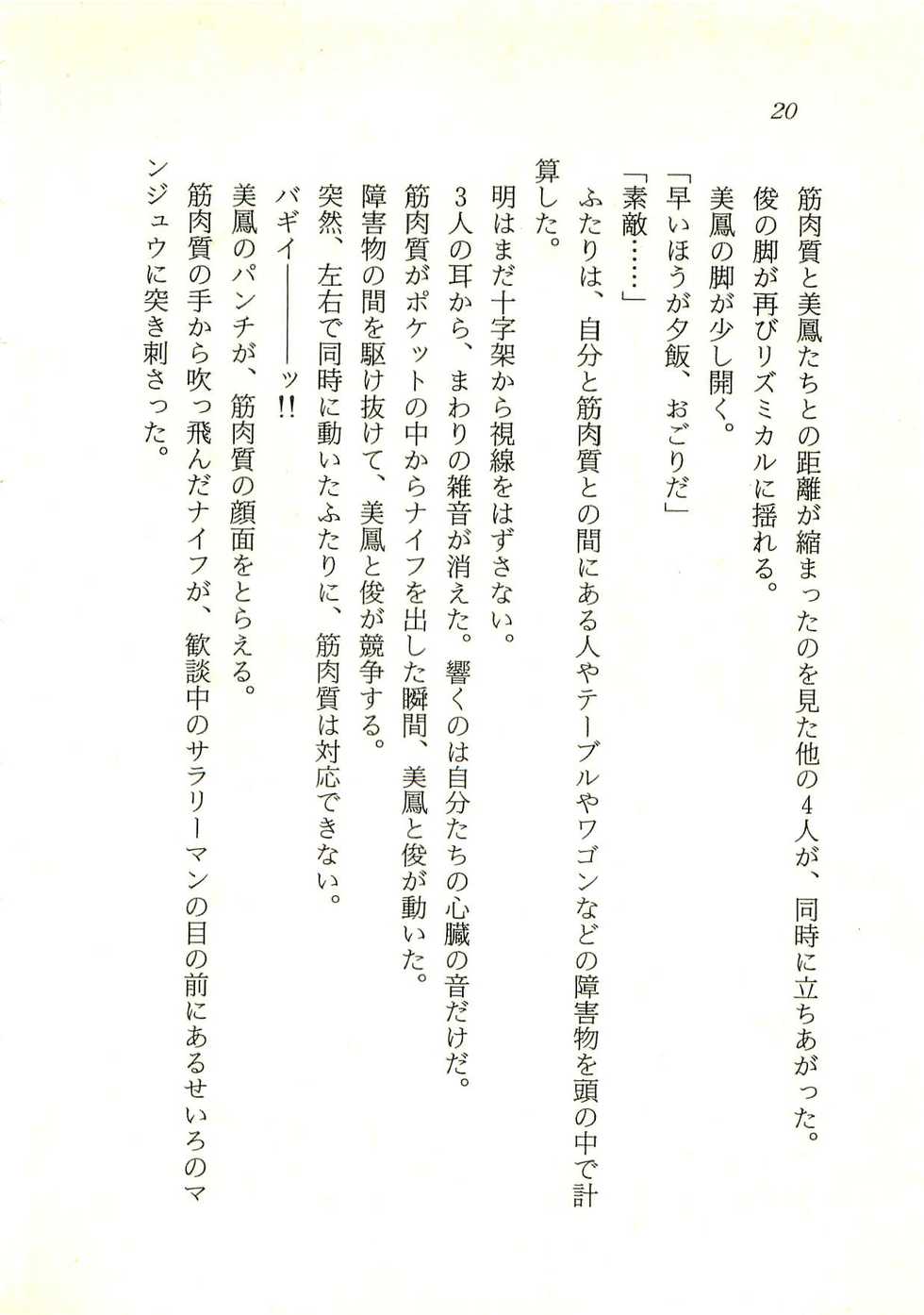 [Bifuu Ryuuji, Mizuki Hitoshi] Hong-Kong Kamudouritsu Shoujo - Moeyo, Mei-Fan! - Page 21