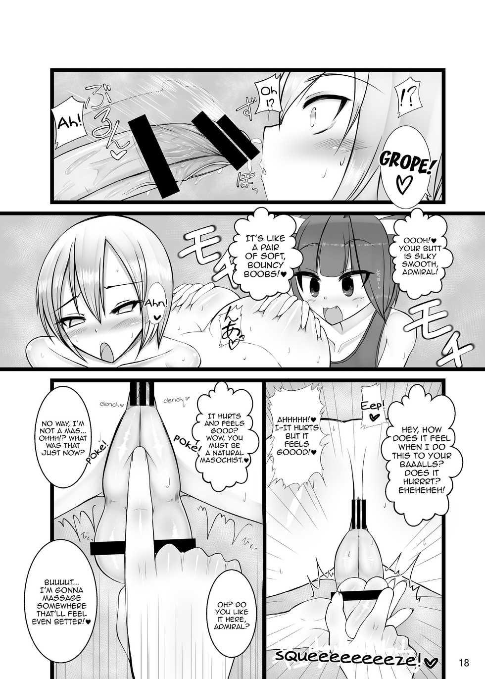 [Kamukamu! (Nmasse)] Otokonoko Teitoku ga 19 to 58 ni GyakuRa Sarechau Hon (Kantai Collection) [English] [Toks] [Digital] - Page 18