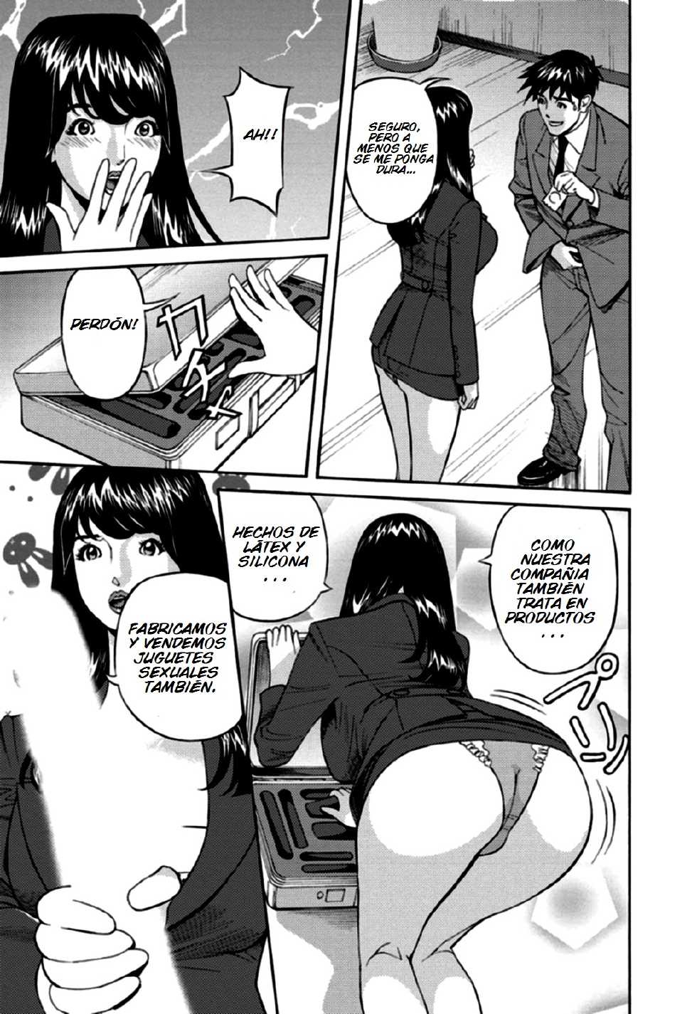 [Hara Shigeyuki] Kaisha de Iroiro  | Gettin' Busy at the Office [Spanish] [Brad33] - Page 29