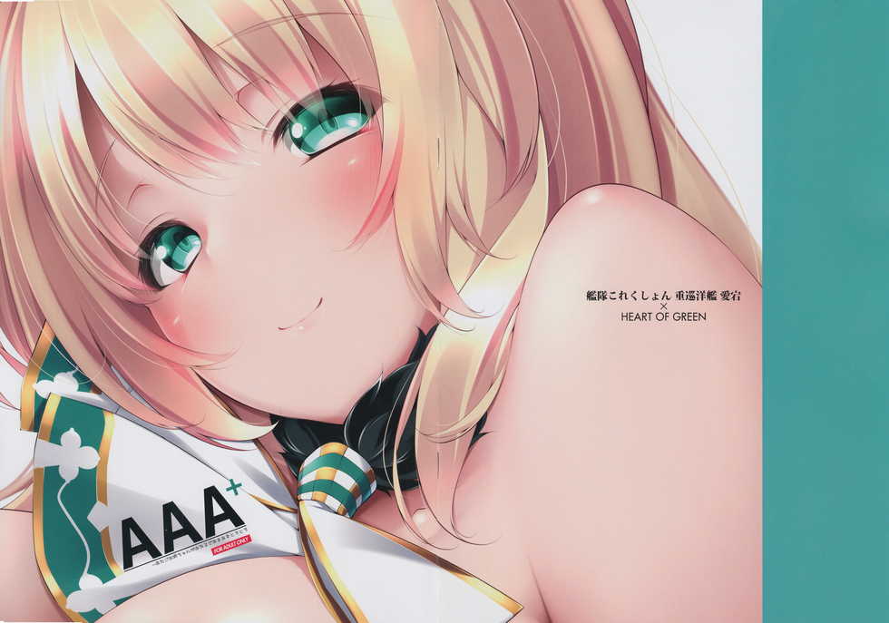 (C89) [HEART OF GREEN (Midoriiro no Shinzo)] AAA+ (Kantai Collection -KanColle-) - Page 1