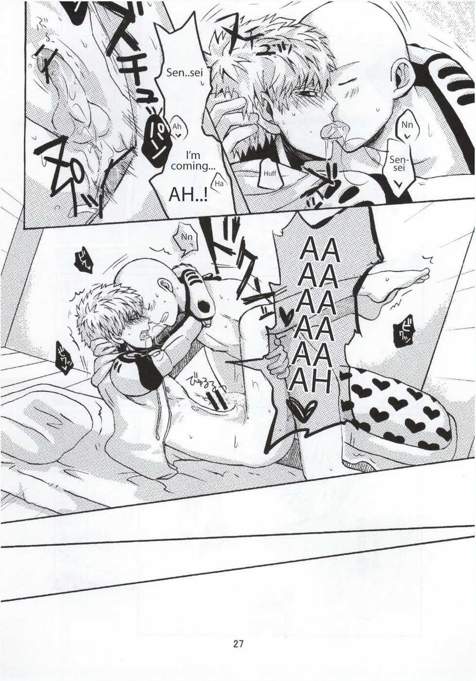 [S×G (Kobato)] NATURAL JUNKIE (One Punch Man) [English] - Page 27