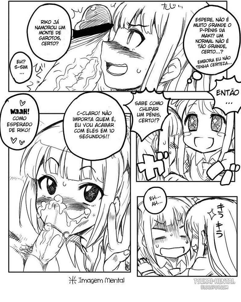 [Kitsune Tsuki] Chinpo Shaburi no Renai Kenkyuu (Love Lab) [Portuguese-BR] [Tsukai Hentai] - Page 2