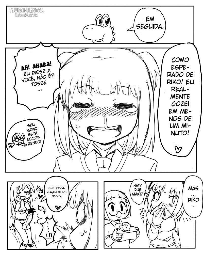 [Kitsune Tsuki] Chinpo Shaburi no Renai Kenkyuu (Love Lab) [Portuguese-BR] [Tsukai Hentai] - Page 8