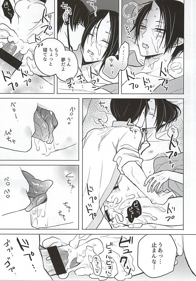 (SPARK10) [TKG (Aono Tamago)] Hakuton ga Nemutteiru Hosakan o Okasu Monode (Hoozuki no Reitetsu) - Page 18