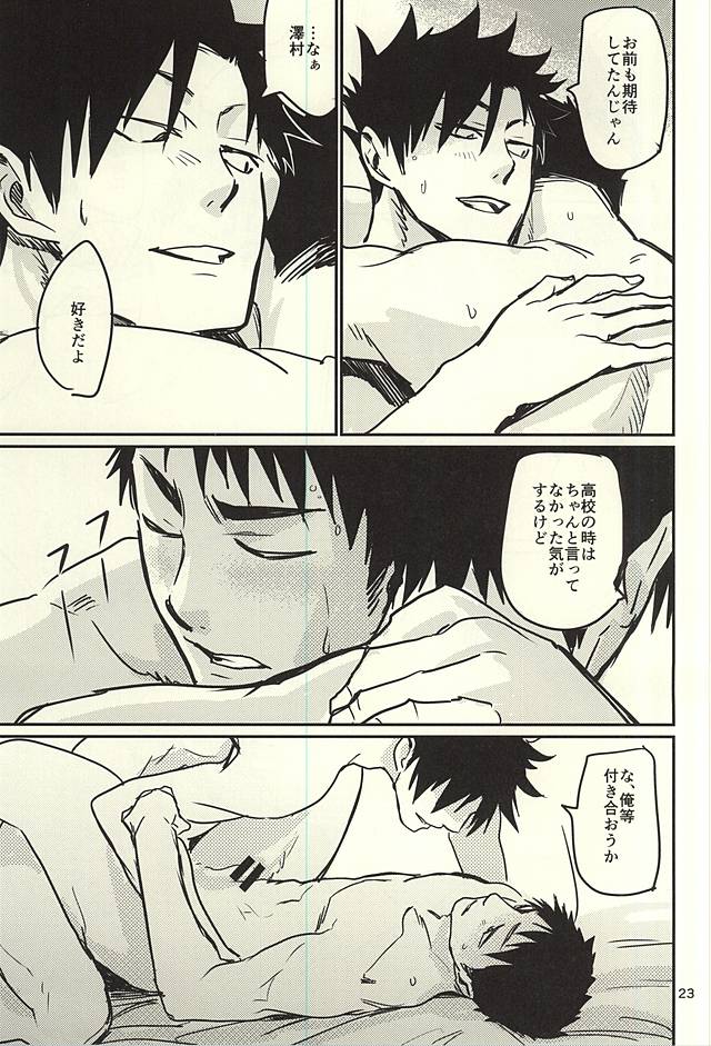 [Monjin (Samonji Monji)] Enkyori Renai Hajimemashita (Haikyuu!!) - Page 20