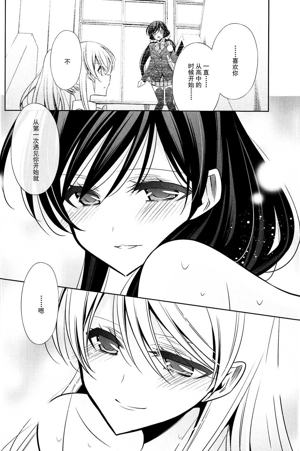 (C89) [Waterfall (Takano Saku)] Sasayaku You ni Koi o Shite (Love Live!) [Chinese] [沒有漢化] - Page 20