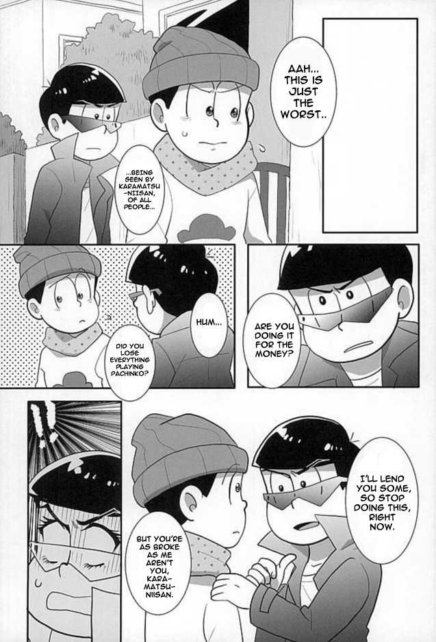 (C89) [Optimism small country (Horikiri Haruto)] Sutabaa no Ura Menu (Osomatsu-san) [English] [Rapinii] - Page 8