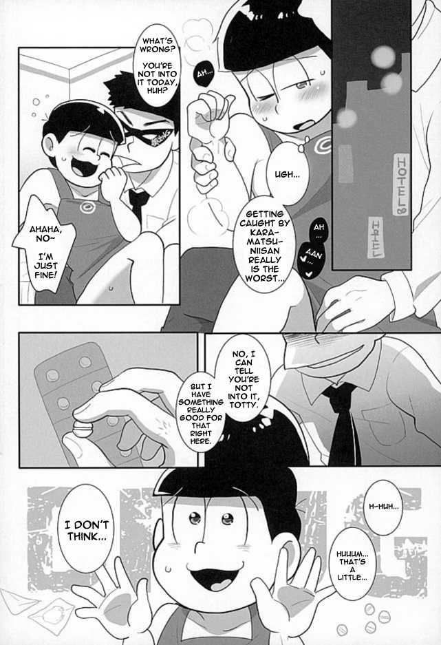 (C89) [Optimism small country (Horikiri Haruto)] Sutabaa no Ura Menu (Osomatsu-san) [English] [Rapinii] - Page 11