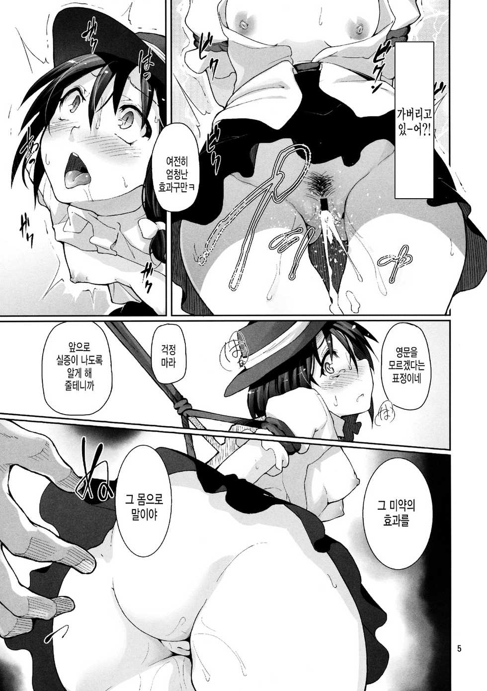 (C82) [Gokusaishiki, U.M.E.Project (Aya Shachou, ukyo_rst)] Girls In The Dark (Touhou Project) [Korean] [미쿠다요] - Page 6