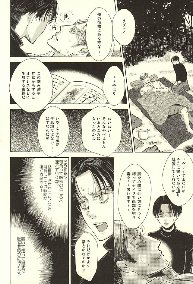 (SPARK10) [Lilith (Matthew★Mallow)] Kurai Umi no Mori de (Shingeki no Kyojin) - Page 20