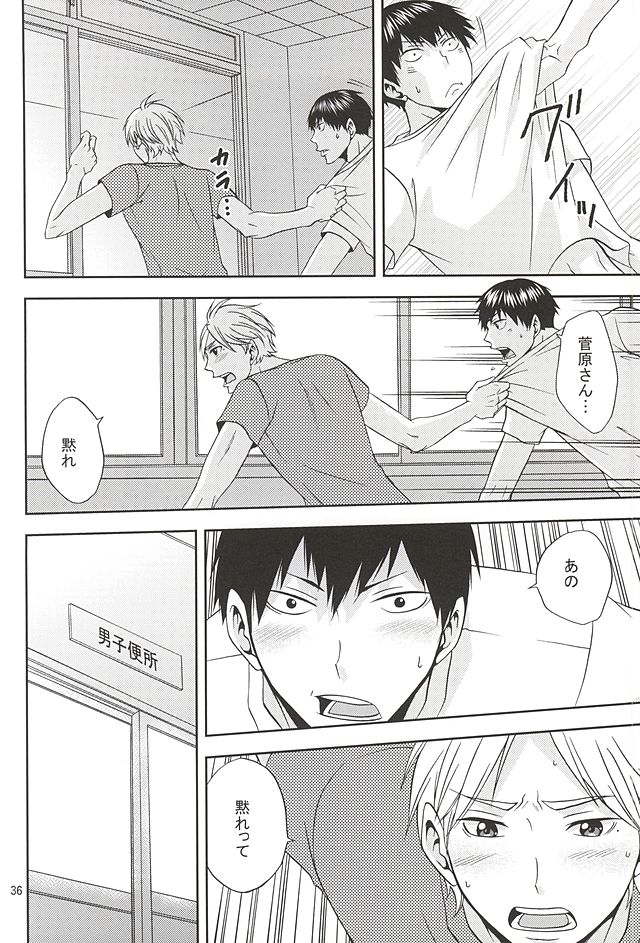 (SUPER24) [Chaps (Takatuka Ramune)] Epikyurian (Haikyuu!!) - Page 35