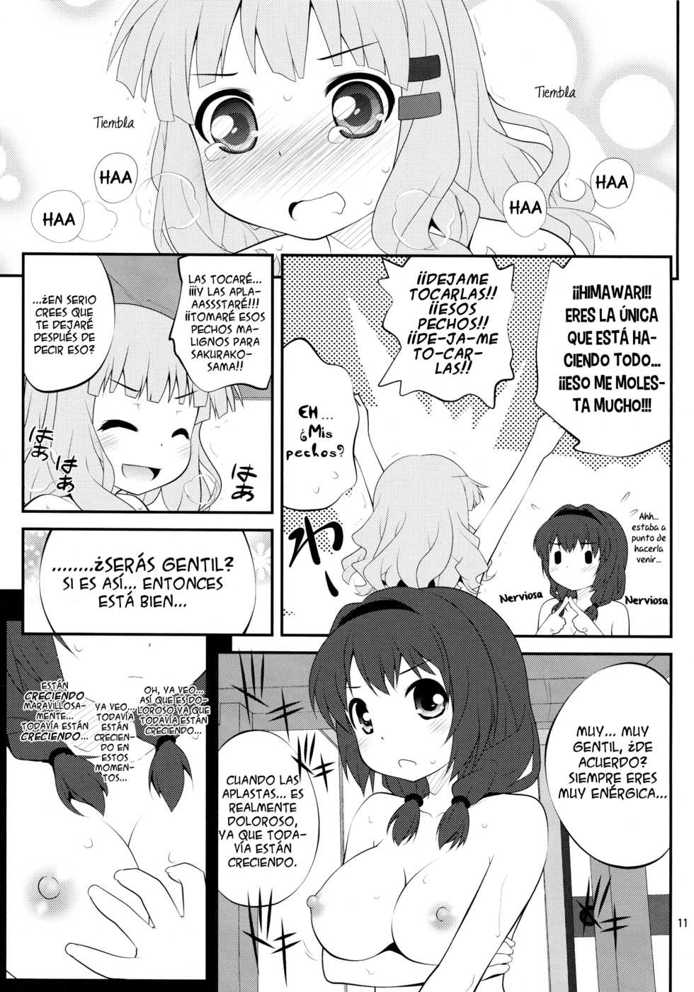 (C82) [Purimomo (Goyac)] Himegoto Flowers | Secret Flowers 3 (YuruYuri) [Spanish] {INY} - Page 10