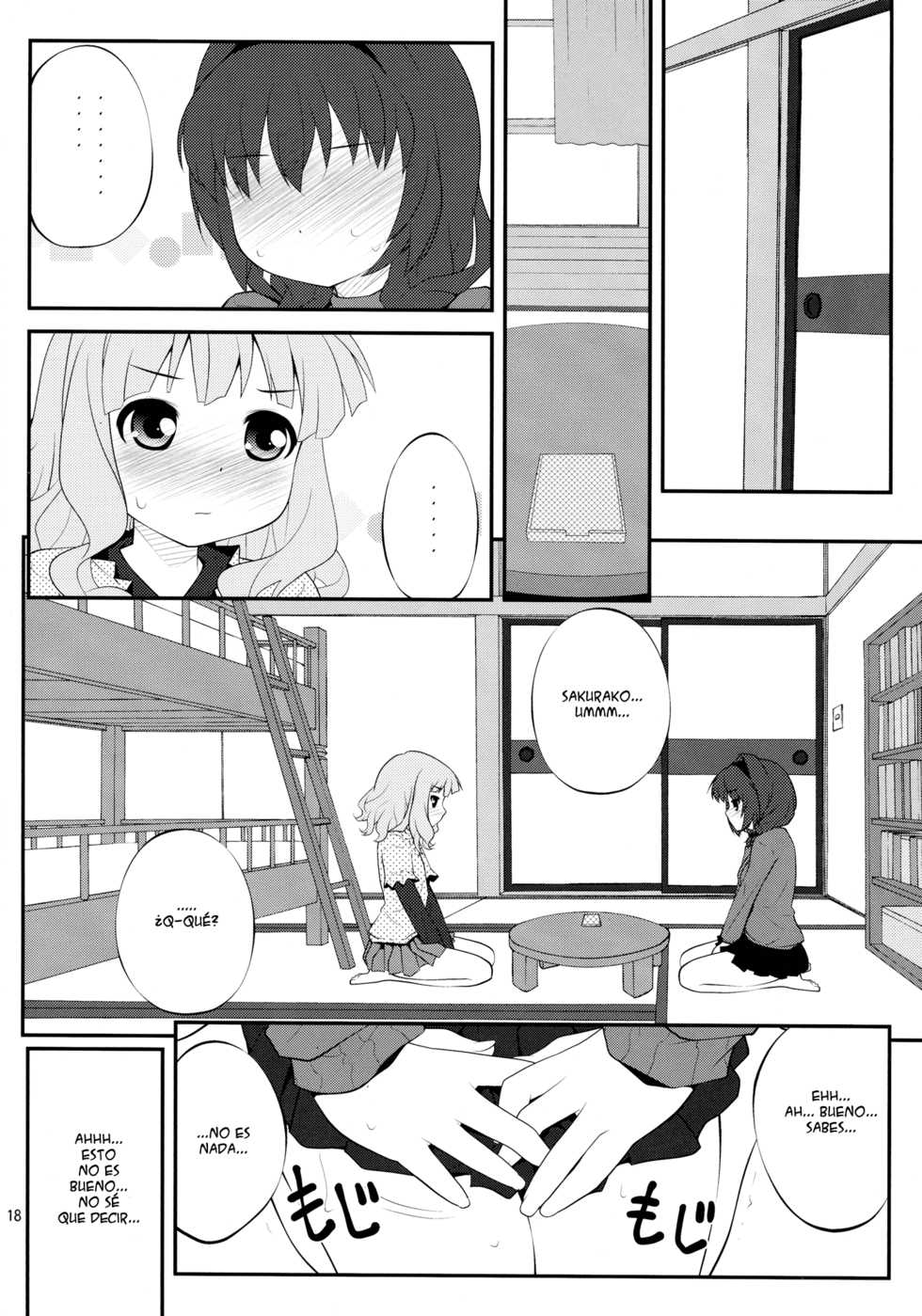 (C82) [Purimomo (Goyac)] Himegoto Flowers | Secret Flowers 3 (YuruYuri) [Spanish] {INY} - Page 17