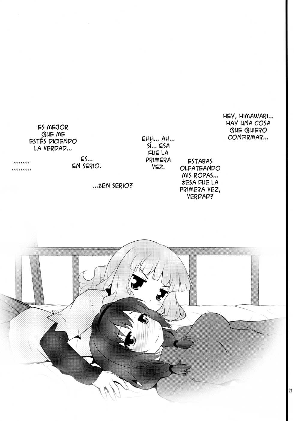 (C82) [Purimomo (Goyac)] Himegoto Flowers | Secret Flowers 3 (YuruYuri) [Spanish] {INY} - Page 20