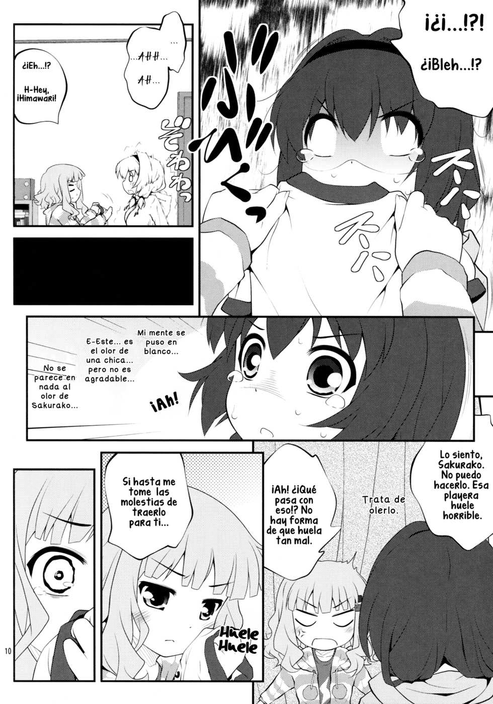 (COMIC1☆7) [Purimomo (Goyac)] Himegoto Flowers 5 | Secret Flowers 5 (YuruYuri) [Spanish] {INY} - Page 9