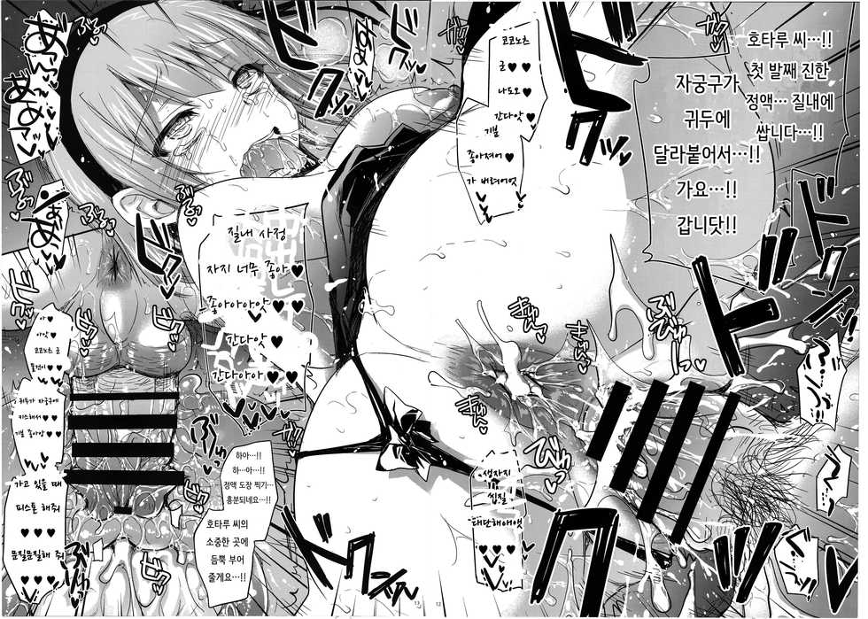 (C89) [Alemateorema (Kobayashi Youkoh)] GARIGARI77 (Dagashi Kashi) [Korean] - Page 14