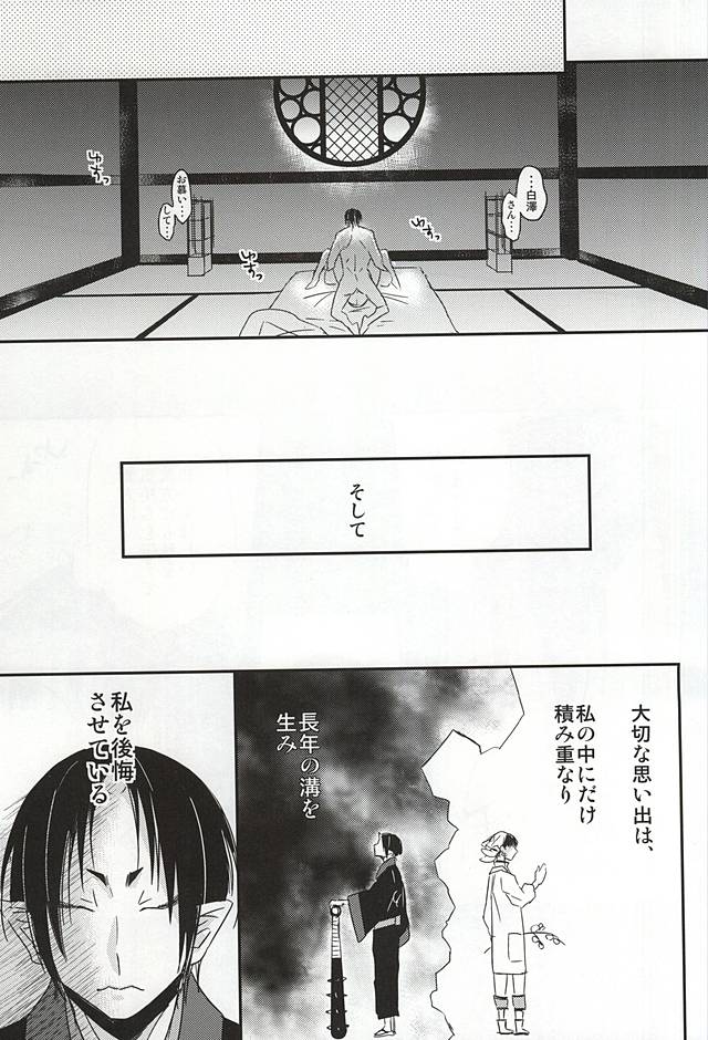 (Jigoku no Tomoshibi 6) [DUMMY.N (Nemusugiruko)] Sake to Koi ni Nomareru Bekarazu. (Hoozuki no Reitetsu) - Page 28
