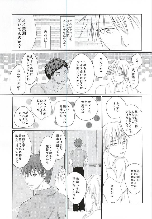 (DC RETURNS 7) [Yuukoku Kaigan (Hamayuri)] Aimai na Mama de (Kuroko no Basuke) - Page 34
