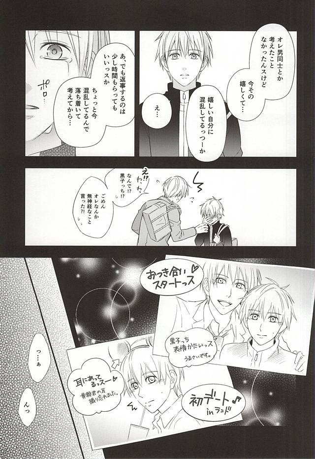 (CCTokyo136) [akibaco (AKI)] Owaranai Koi no Hajimari Kouhen (Kuroko no Basuke) - Page 8