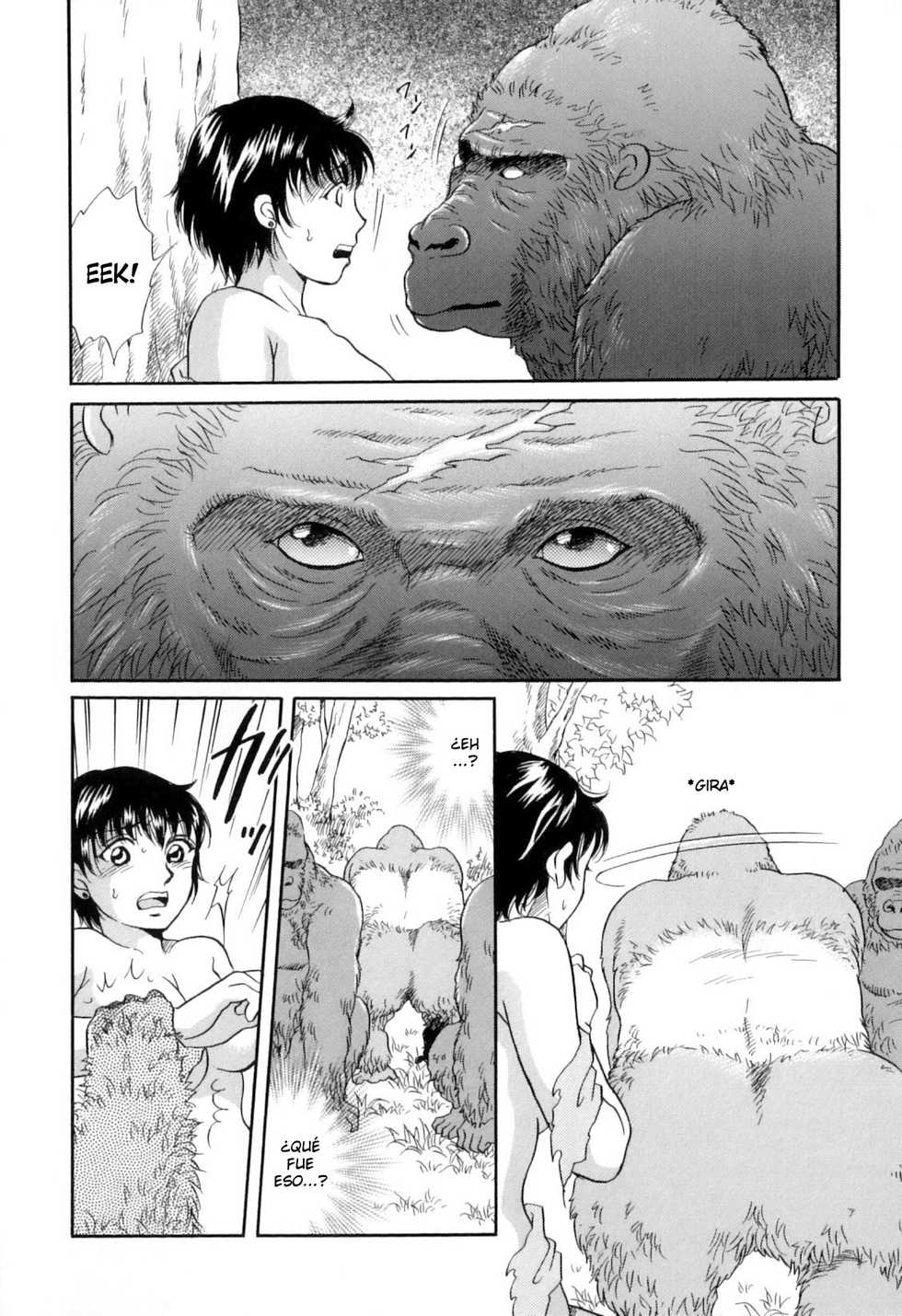 [Tsukimori Masato] Gin no Se ~Silverback~ (Kemono for ESSENTIAL 8) [Spanish] [Gokiburi] - Page 10