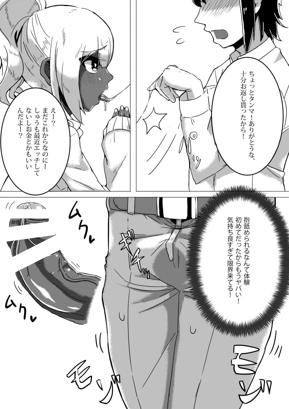 [Shougatsu ni Yoku Shouyu toka Kinako toka Tsukete Taberu Are (Omochi)] Danshikou no Yurufuwa Amatoro Bitch Gal-o-kun - Page 7