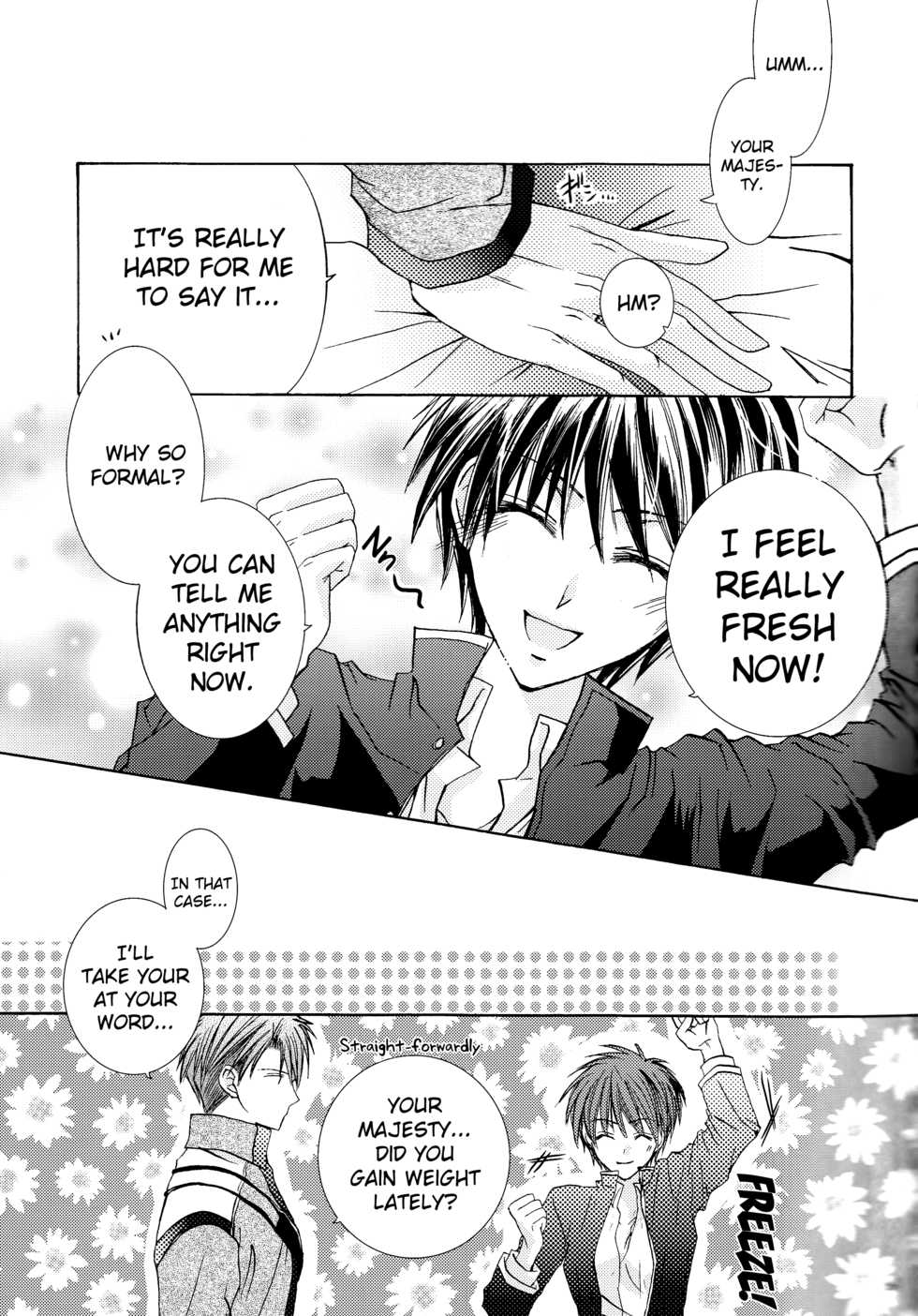 [ZION (Sasameyuki)] Betu Ma!? (Kyo Kara Maoh!) [English] [biribiri] - Page 26