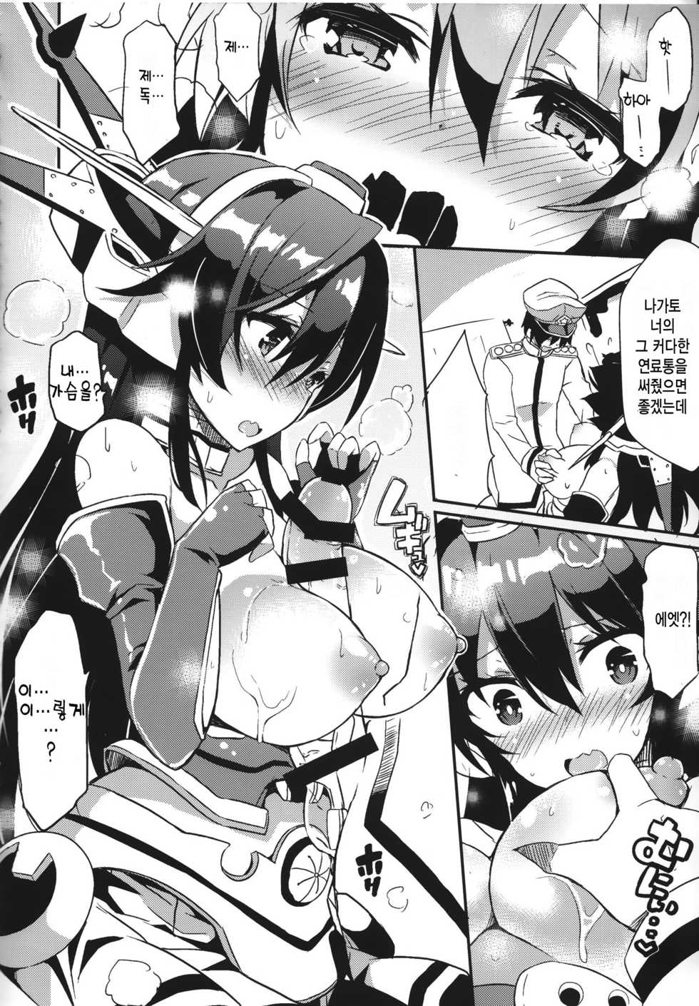 (C87) [odin (Kurokawa IZUMI)] Jitsu wa Nagato-san wa Chou Kawaii Mono Suki! Datta no desu. (Kantai Collection -KanColle-) [Korean] [뀨뀨꺄꺄] - Page 11