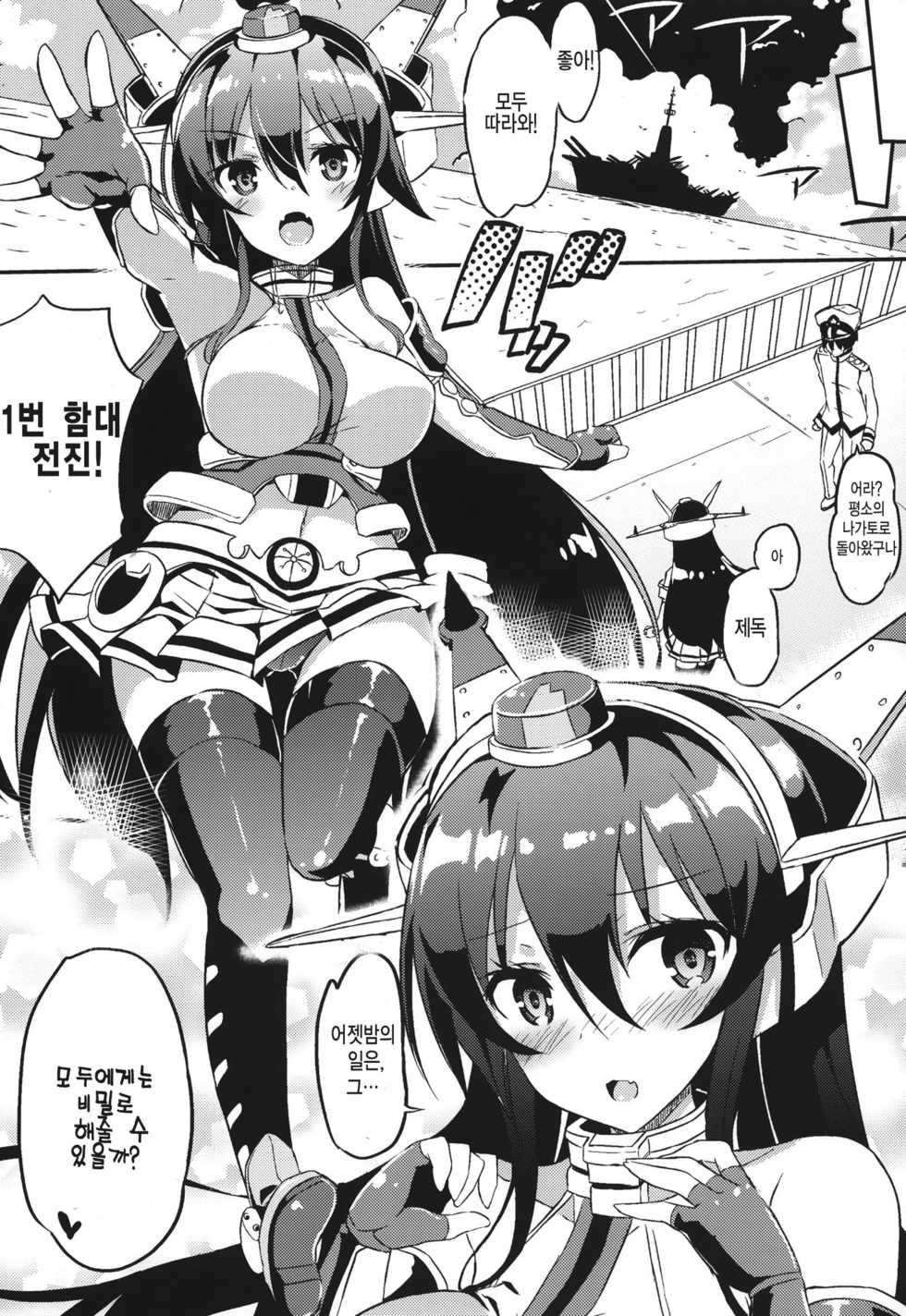 (C87) [odin (Kurokawa IZUMI)] Jitsu wa Nagato-san wa Chou Kawaii Mono Suki! Datta no desu. (Kantai Collection -KanColle-) [Korean] [뀨뀨꺄꺄] - Page 23