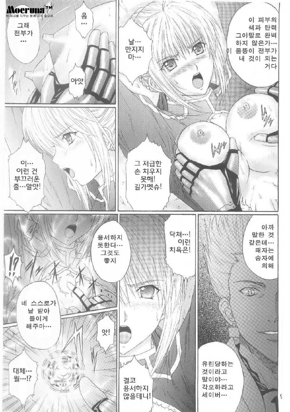 (C69) [Kusari (Aoi Mikku)] Dorei Kishi I (Fate/stay night) [Korean] - Page 8