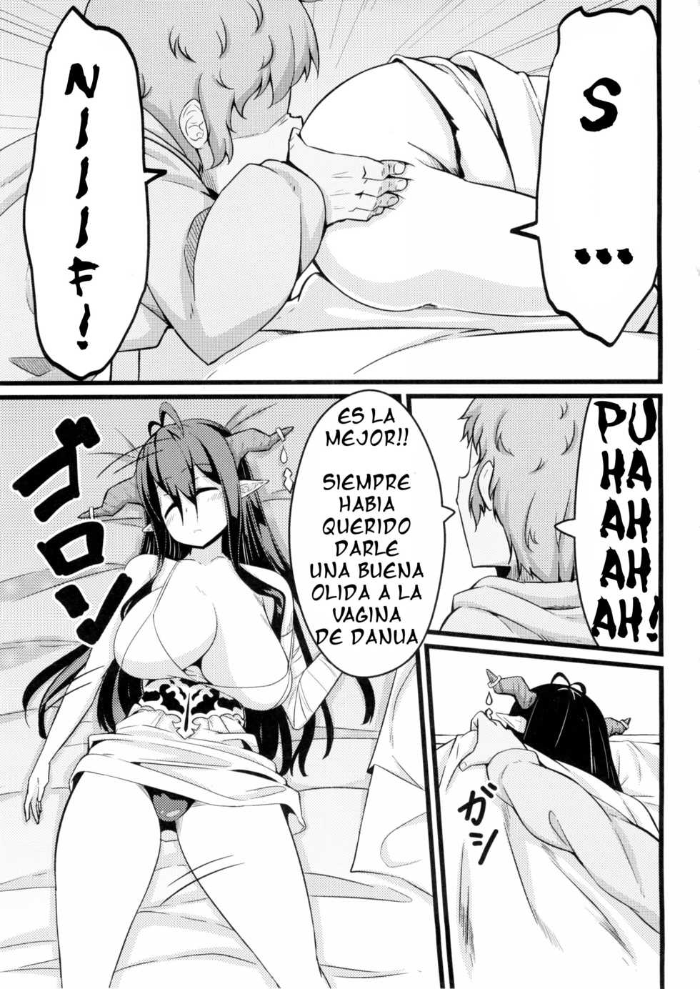 (C89) [Toudori no Su (Toudori)] Neteru Danua o Harameseru. | Preñar a danua mientras duerme (Granblue Fantasy) [Spanish] [serres] - Page 12