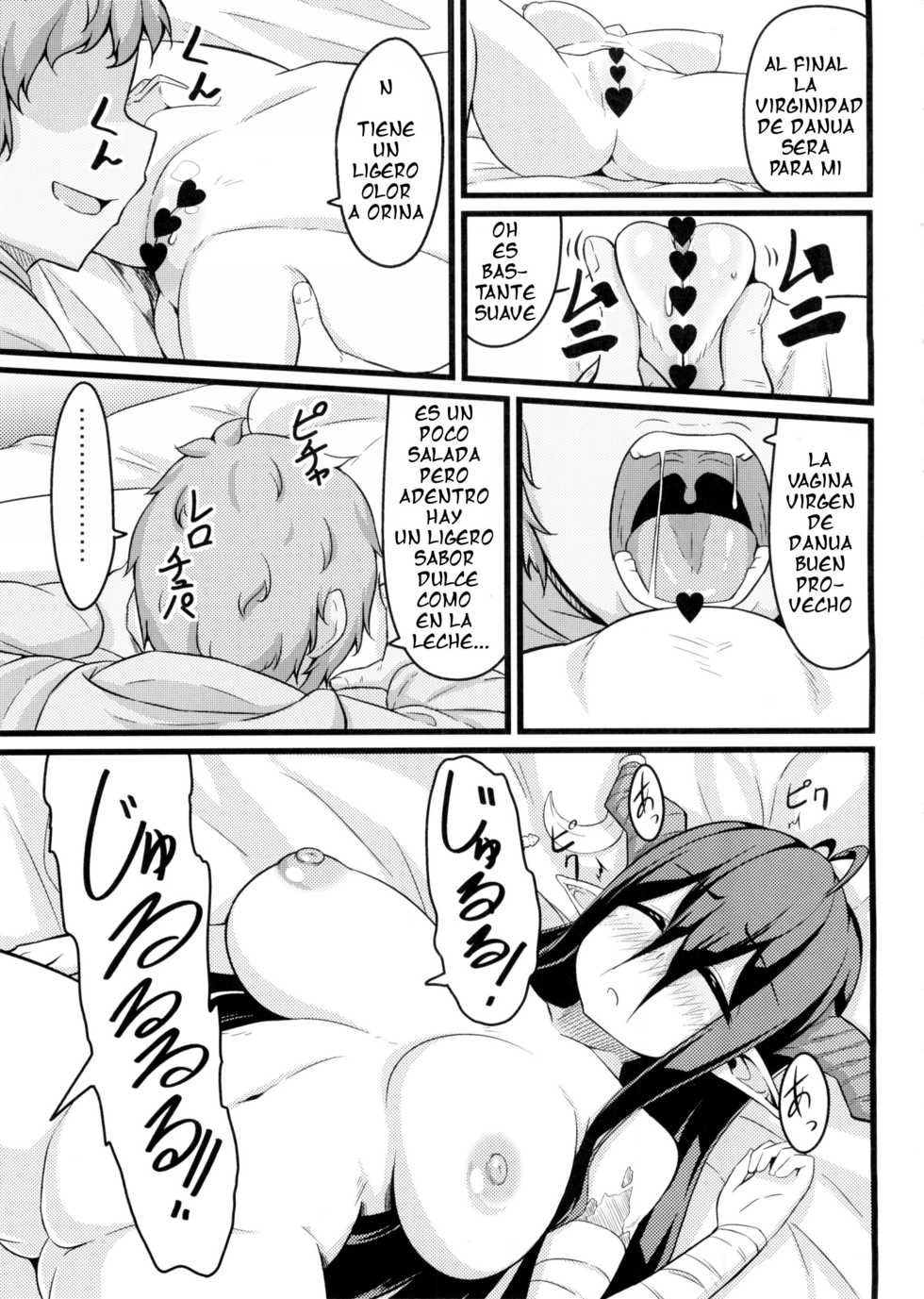 (C89) [Toudori no Su (Toudori)] Neteru Danua o Harameseru. | Preñar a danua mientras duerme (Granblue Fantasy) [Spanish] [serres] - Page 14