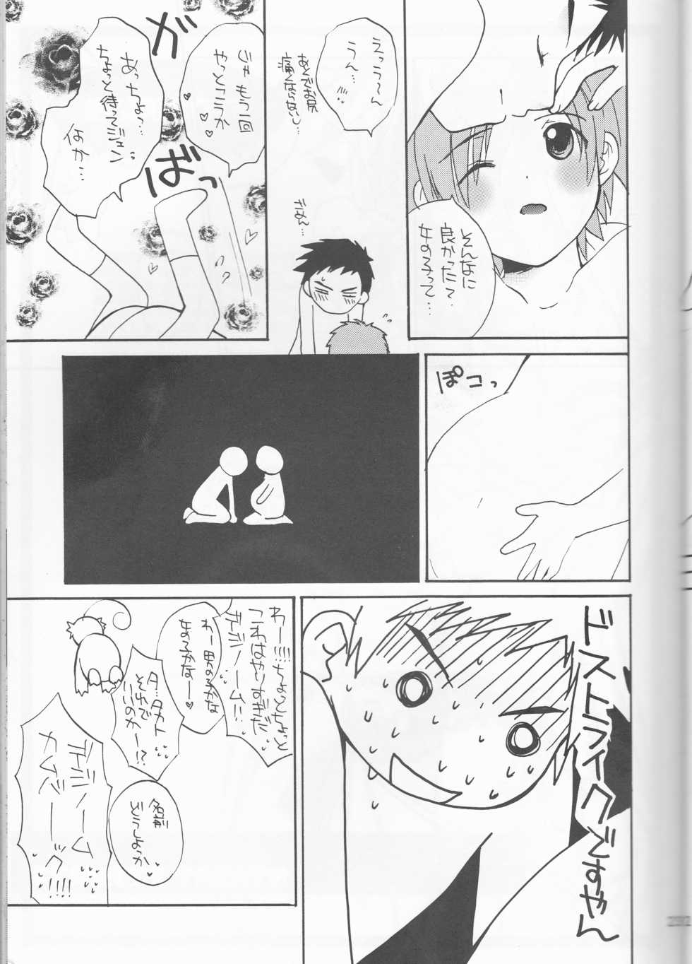 (C63) [Funazushi Bazooka, Shamontei, Cherry Gang (Sugioka Hiroyuki, Shamon, Amu)] Hime Takato - Princess Takato (Digimon Tamers) - Page 23